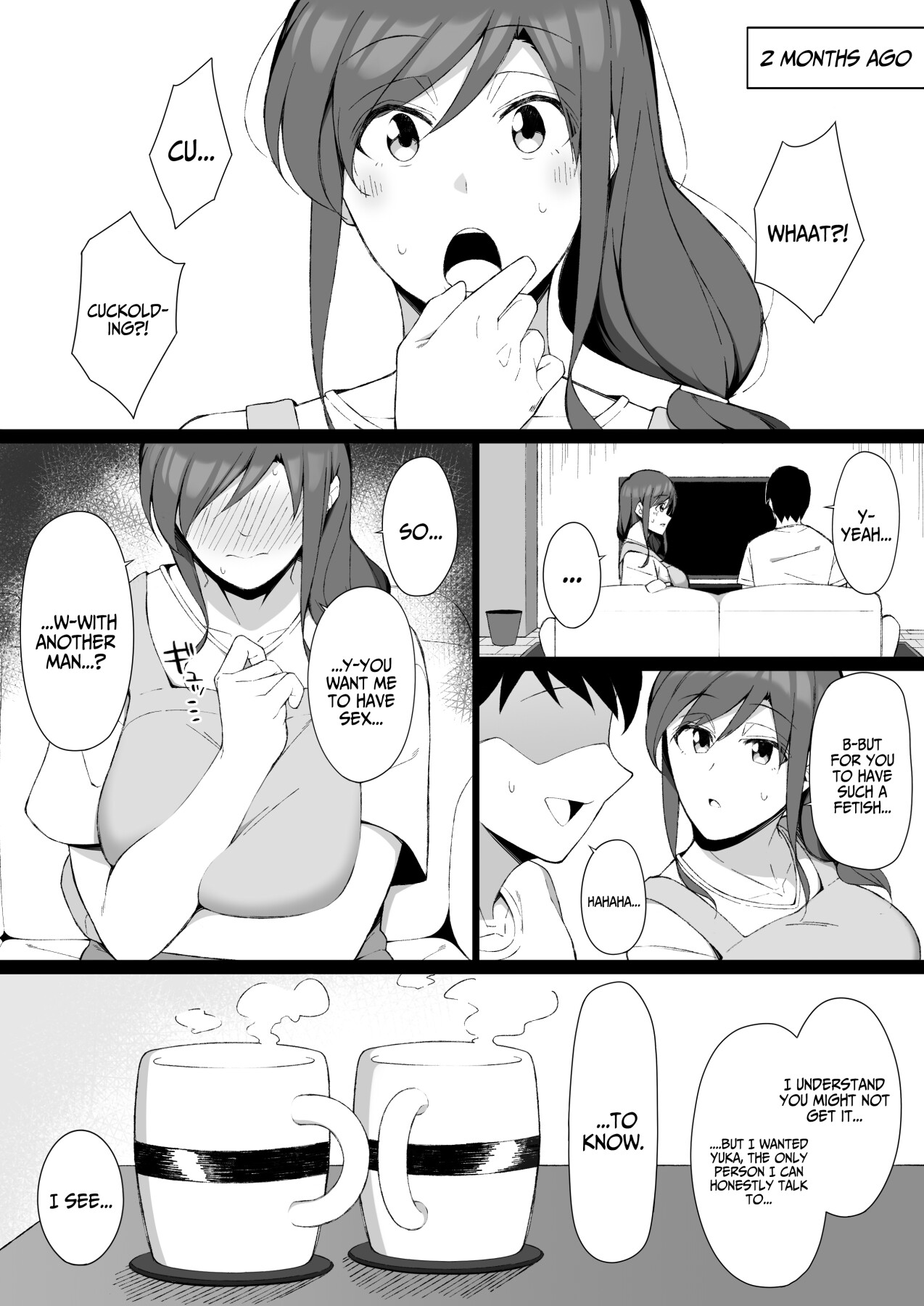 Hentai Manga Comic-Degeneracy of a Neat Housewife for a Man-Read-5